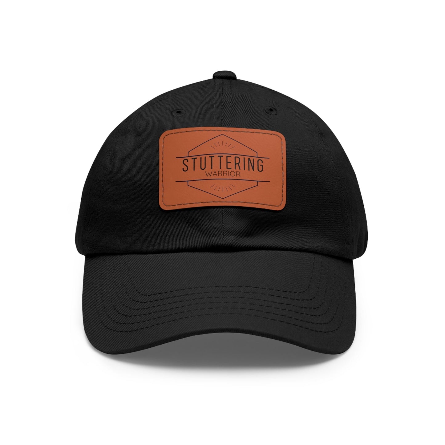 Stuttering Warrior Hat with Leather Patch