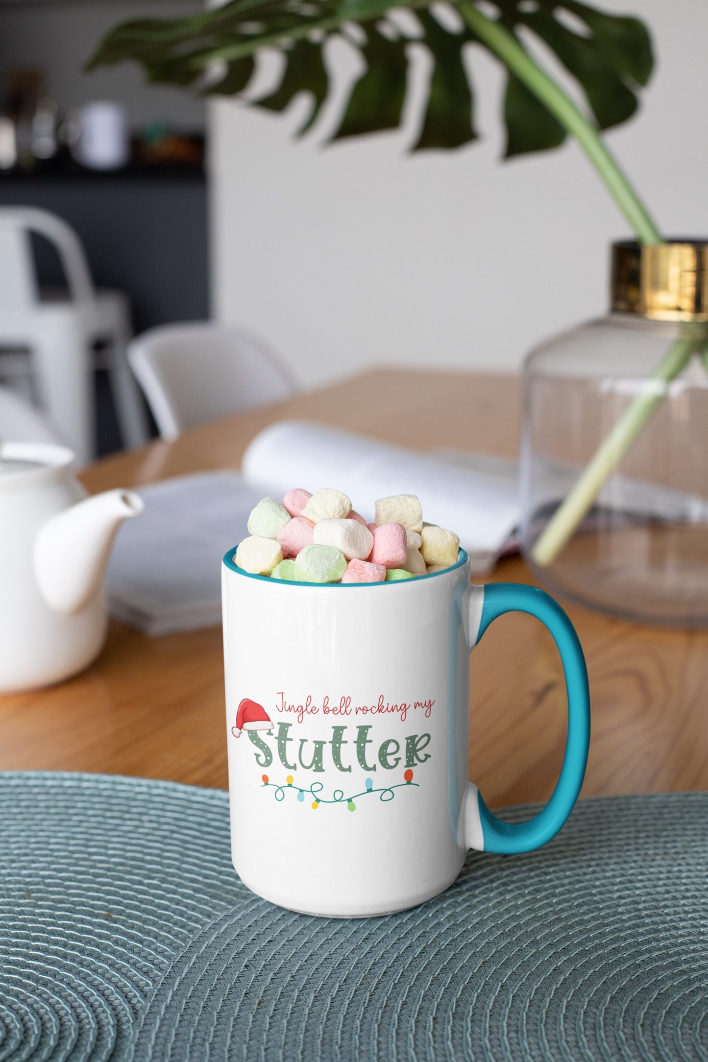 Jingle Bell Rocking my Stutter 15oz Mug Christmas Mug