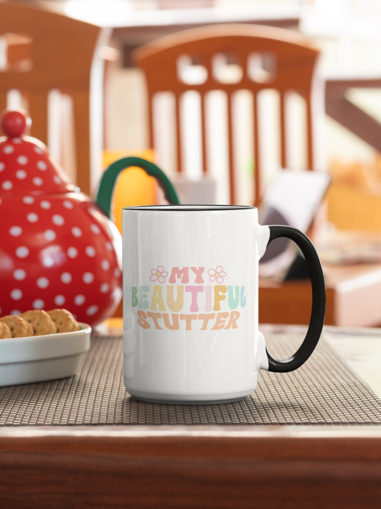 My Beautiful Stutter Retro Coffee Mug, 15oz