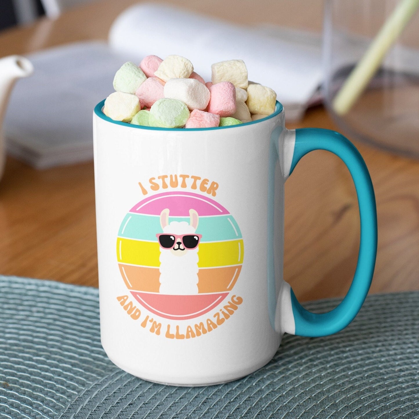 I Stutter and I'm Llamazing 15oz Stutter Mug
