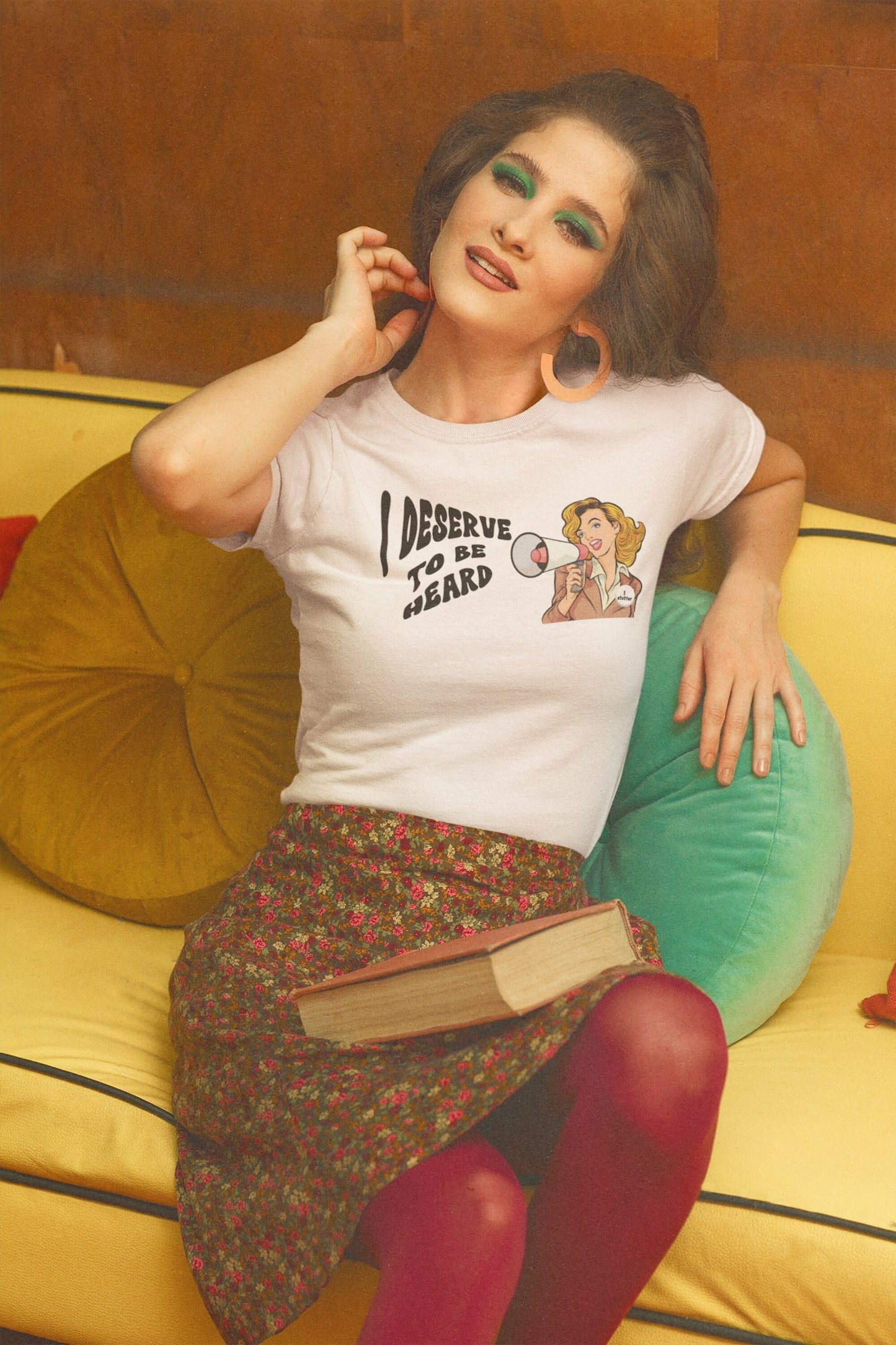 I Deserve to be Heard Megaphone Retro Comic Shirt