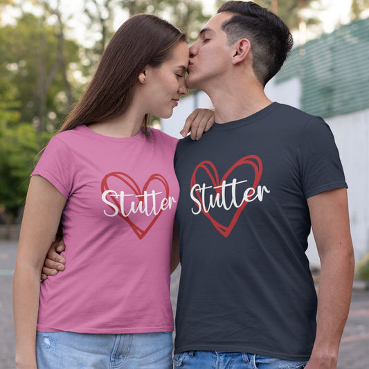 Valentine's Day Stutter Shirt Unisex T-Shirt