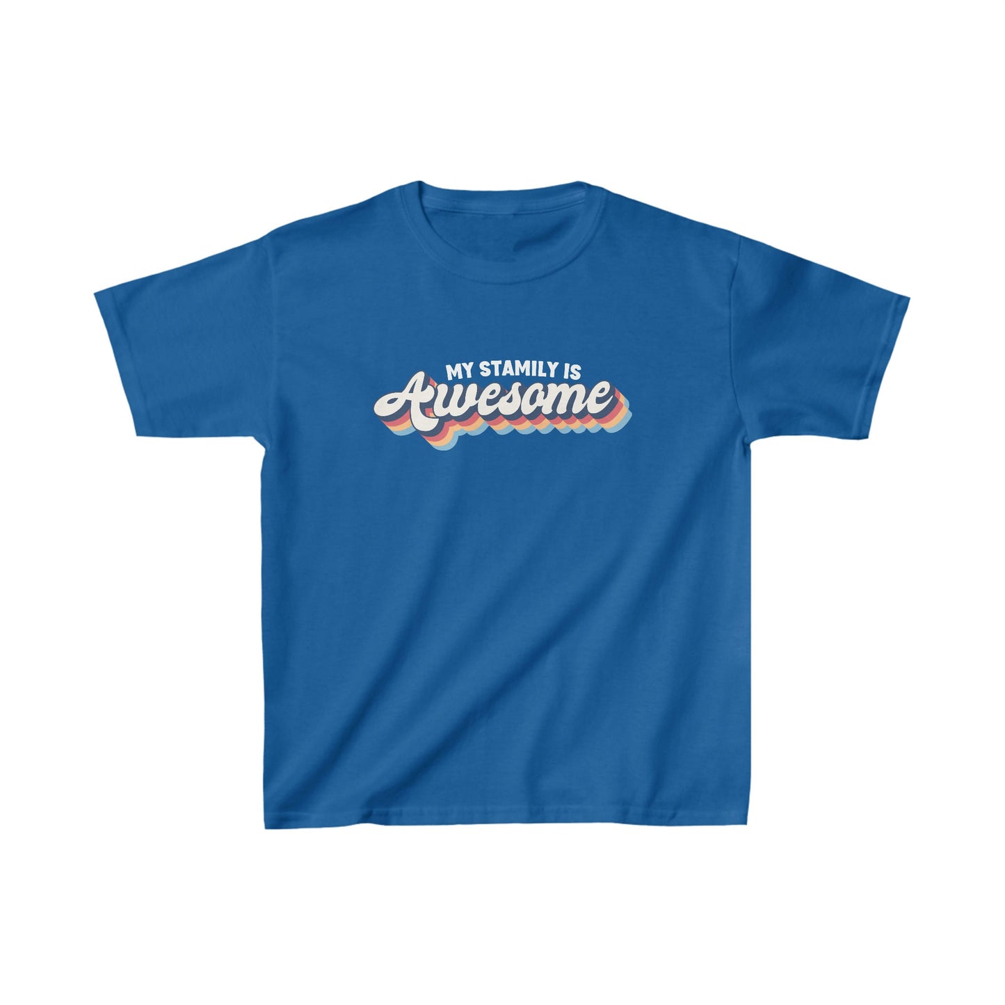 My Stamily is Amazing Kid's Stuttering Tshirt