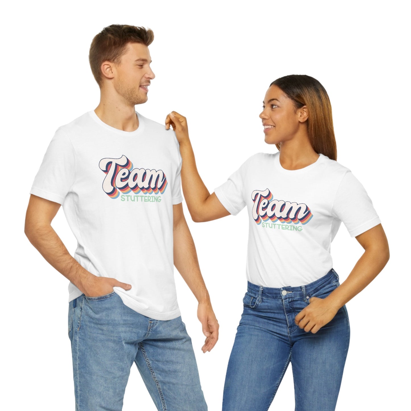 Team Stuttering Retro Unisex Tee