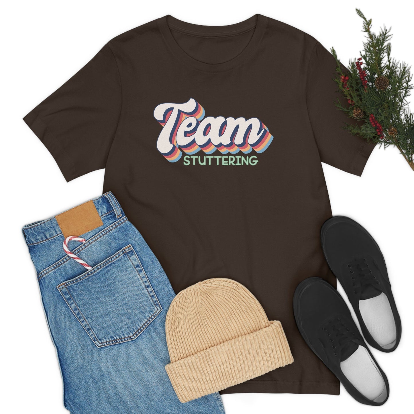 Team Stuttering Retro Unisex Tee