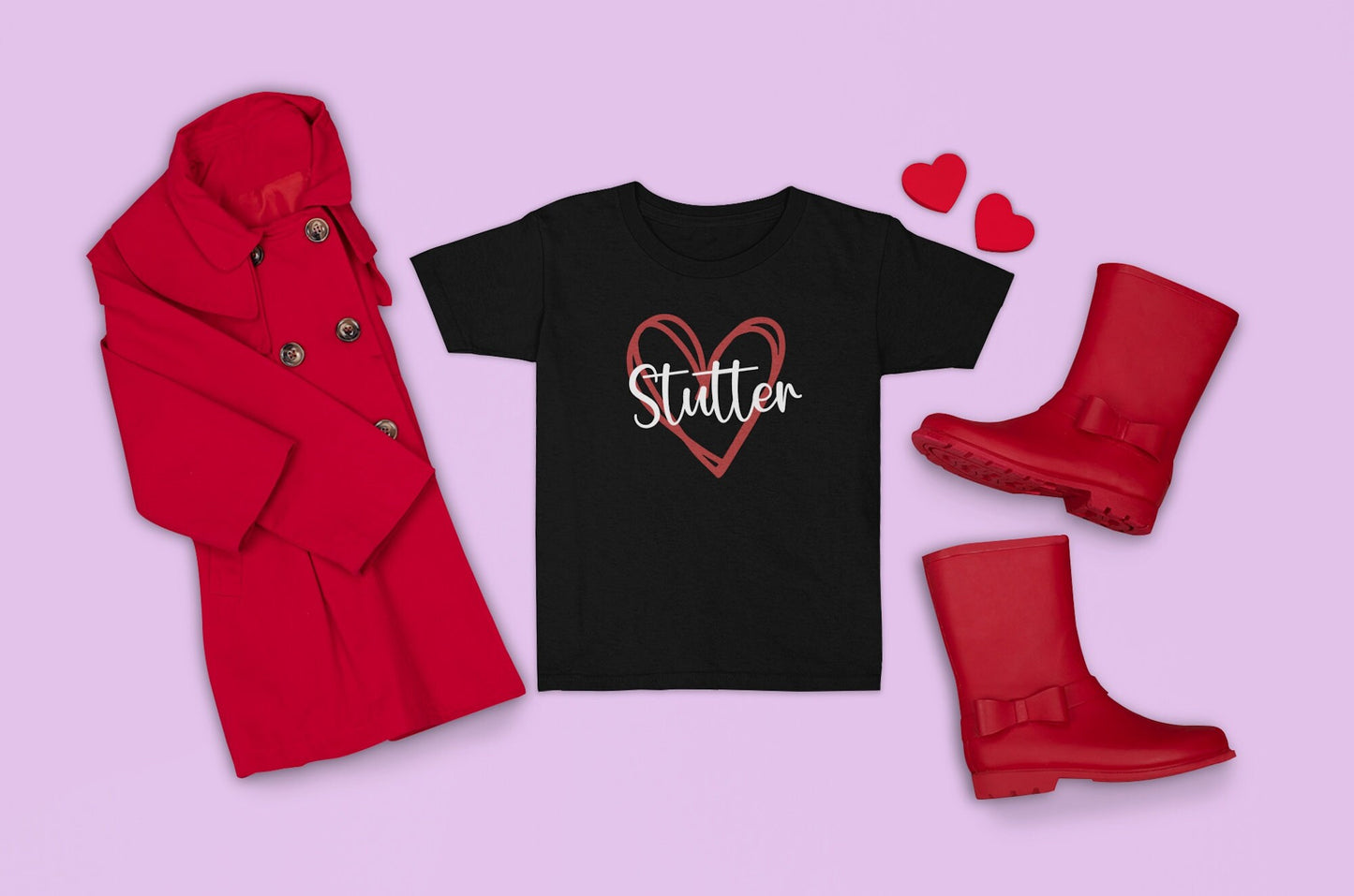 Valentine's Day Stutter Shirt Unisex T-Shirt