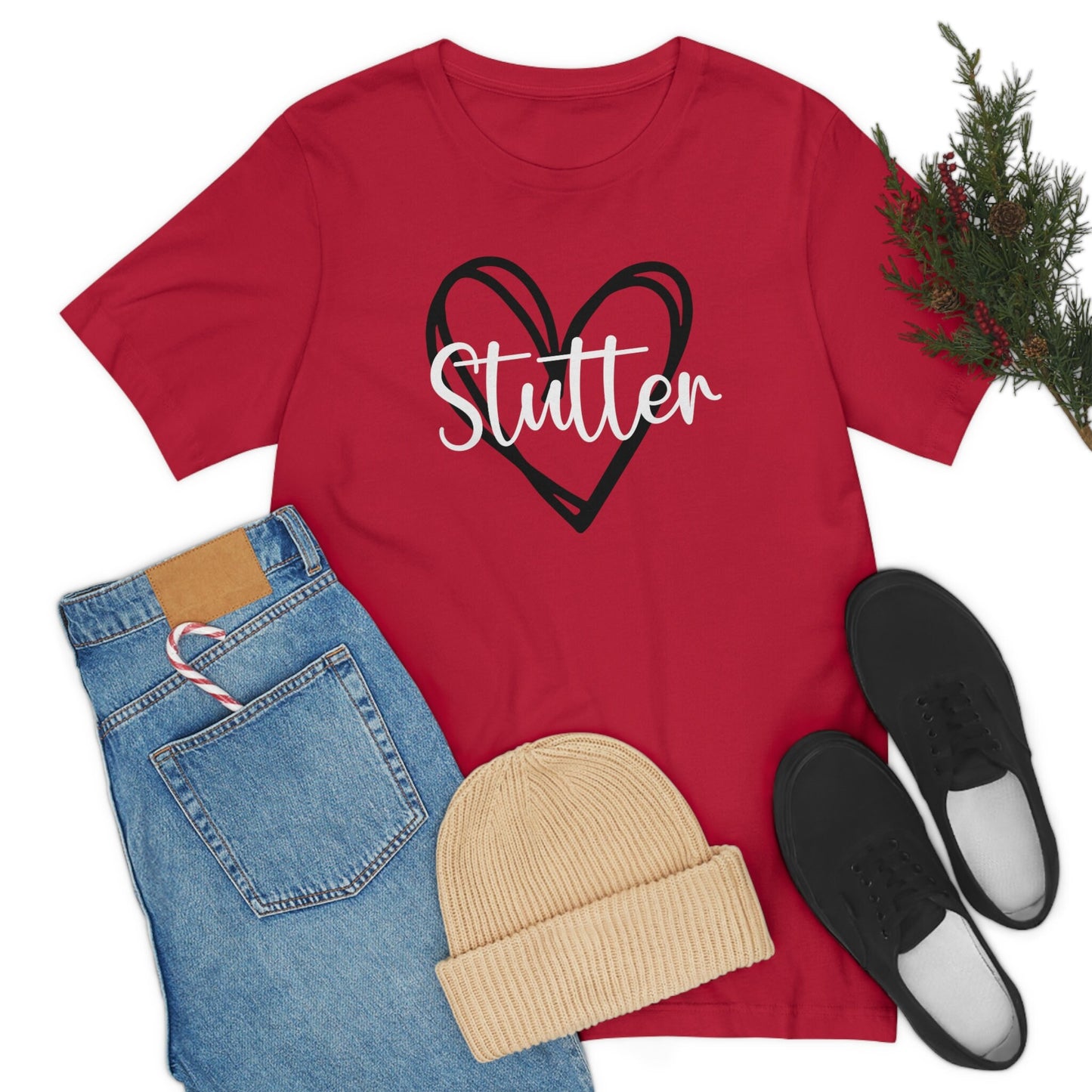 Valentine's Day Stutter Shirt Unisex T-Shirt