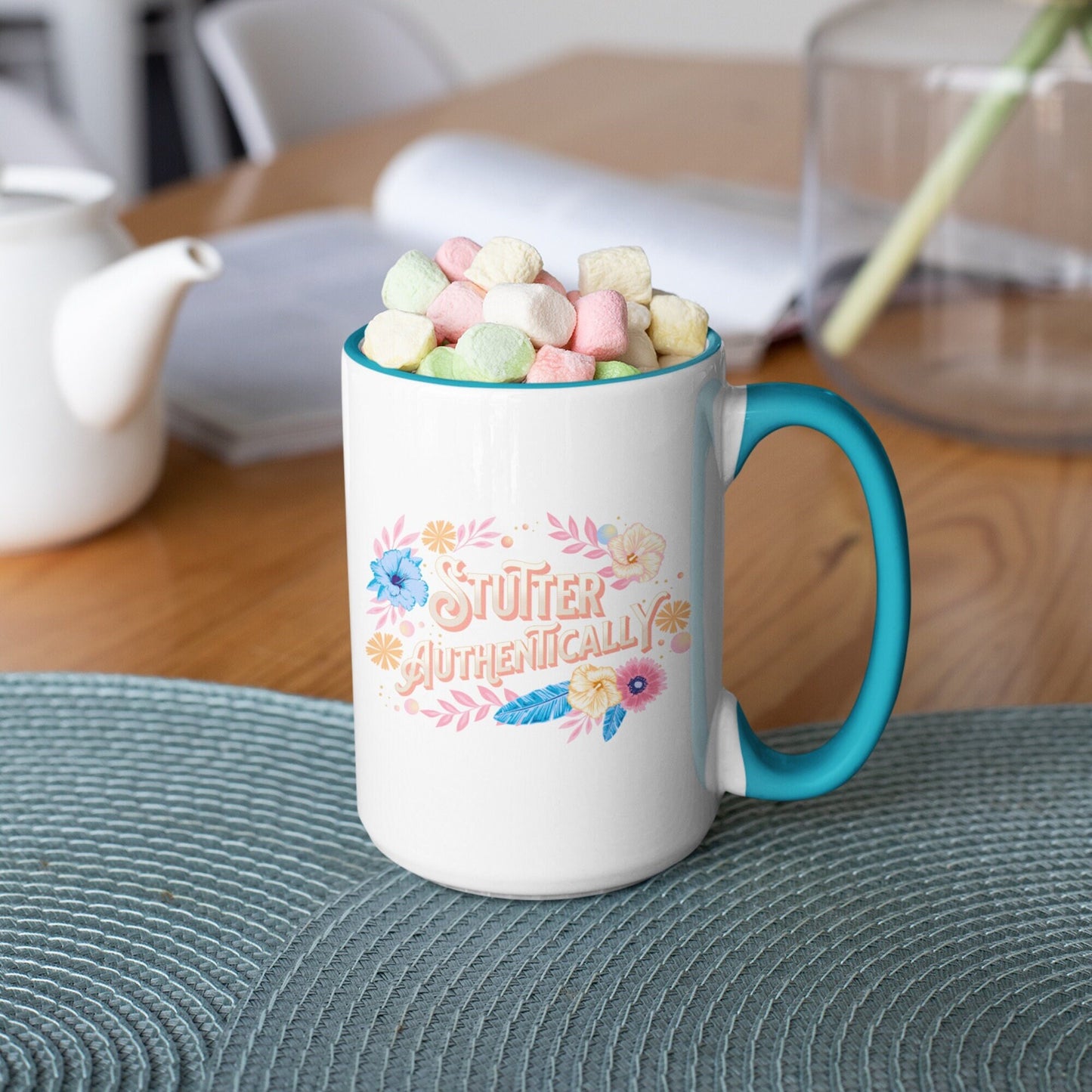 Stutter Authentically Floral 15oz Mug