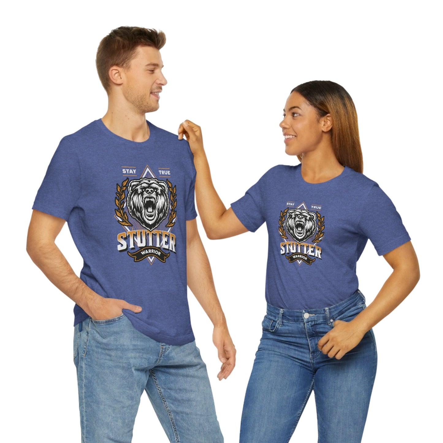 Stutter Warrior Bear Stuttering Unisex T-Shirt