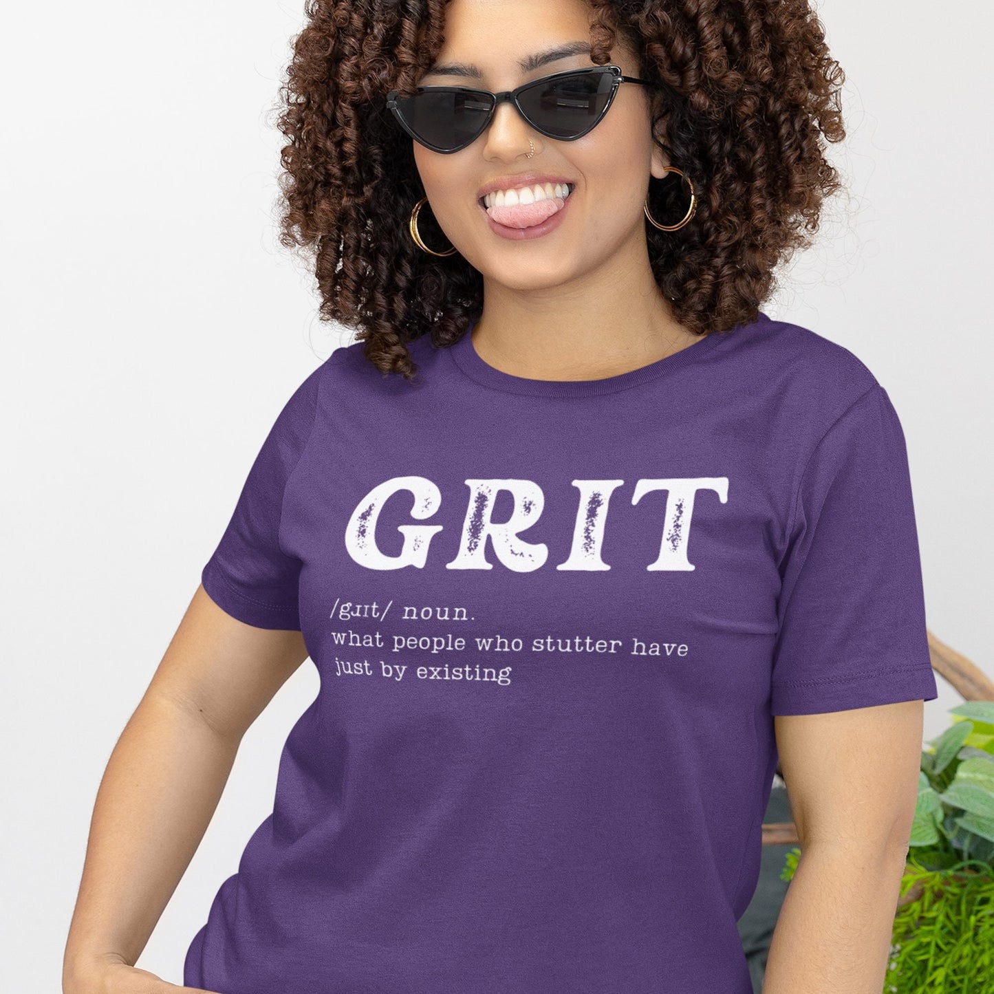 Grit: What People Who Stutter Have Just By ExistingT-shirt