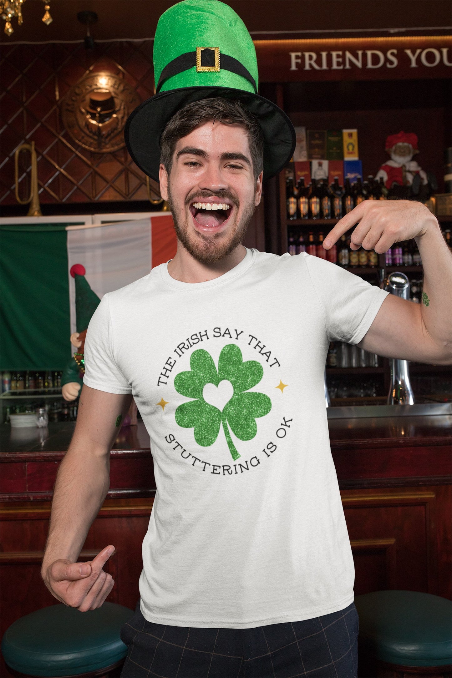 St. Patrick's Day Irish Say that Stuttering is OK Unisex T-Shirt