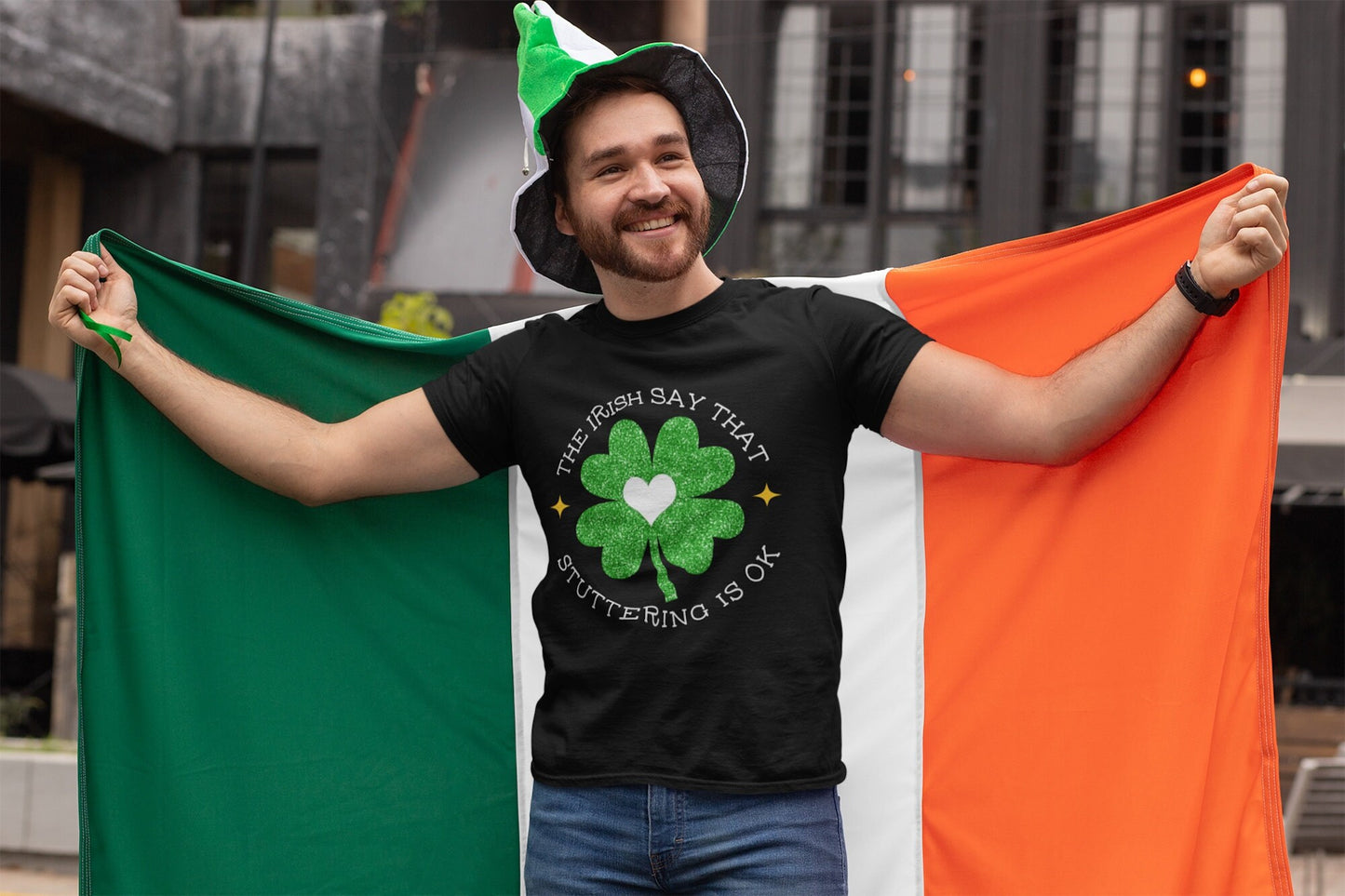 St. Patrick's Day Irish Say that Stuttering is OK Unisex T-Shirt