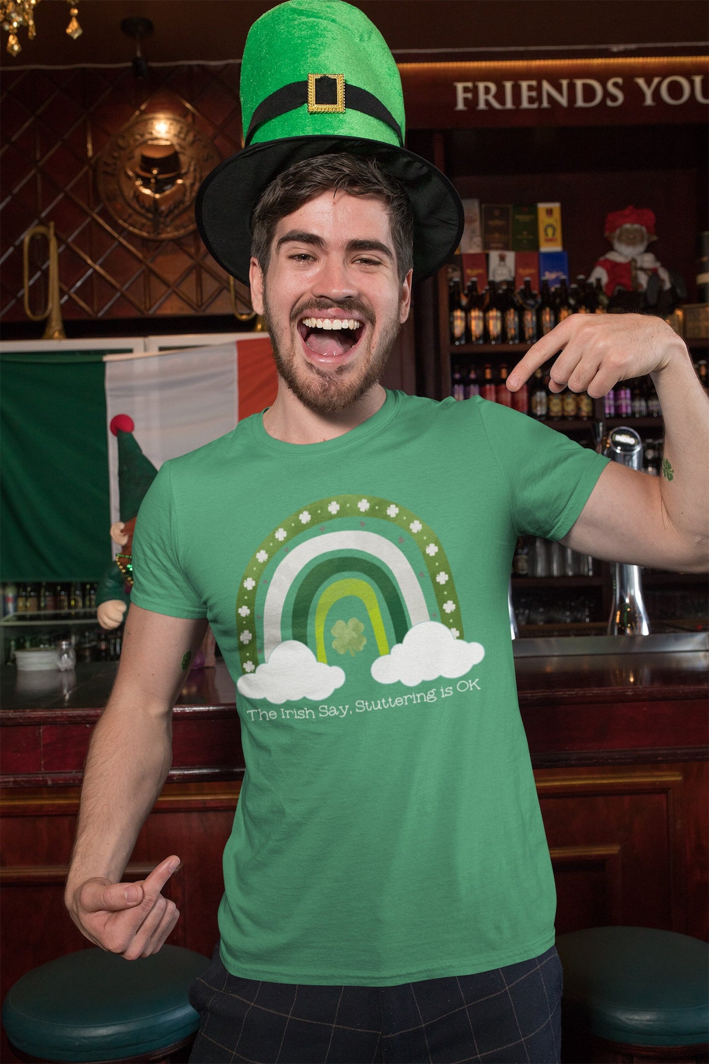 Irish Stutter St. Patrick's Day Stuttering is OK T-shirt