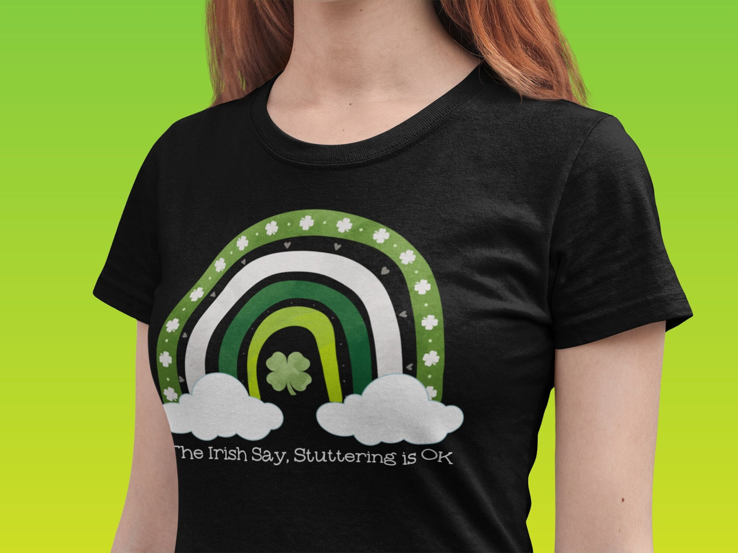 Irish Stutter St. Patrick's Day Stuttering is OK T-shirt