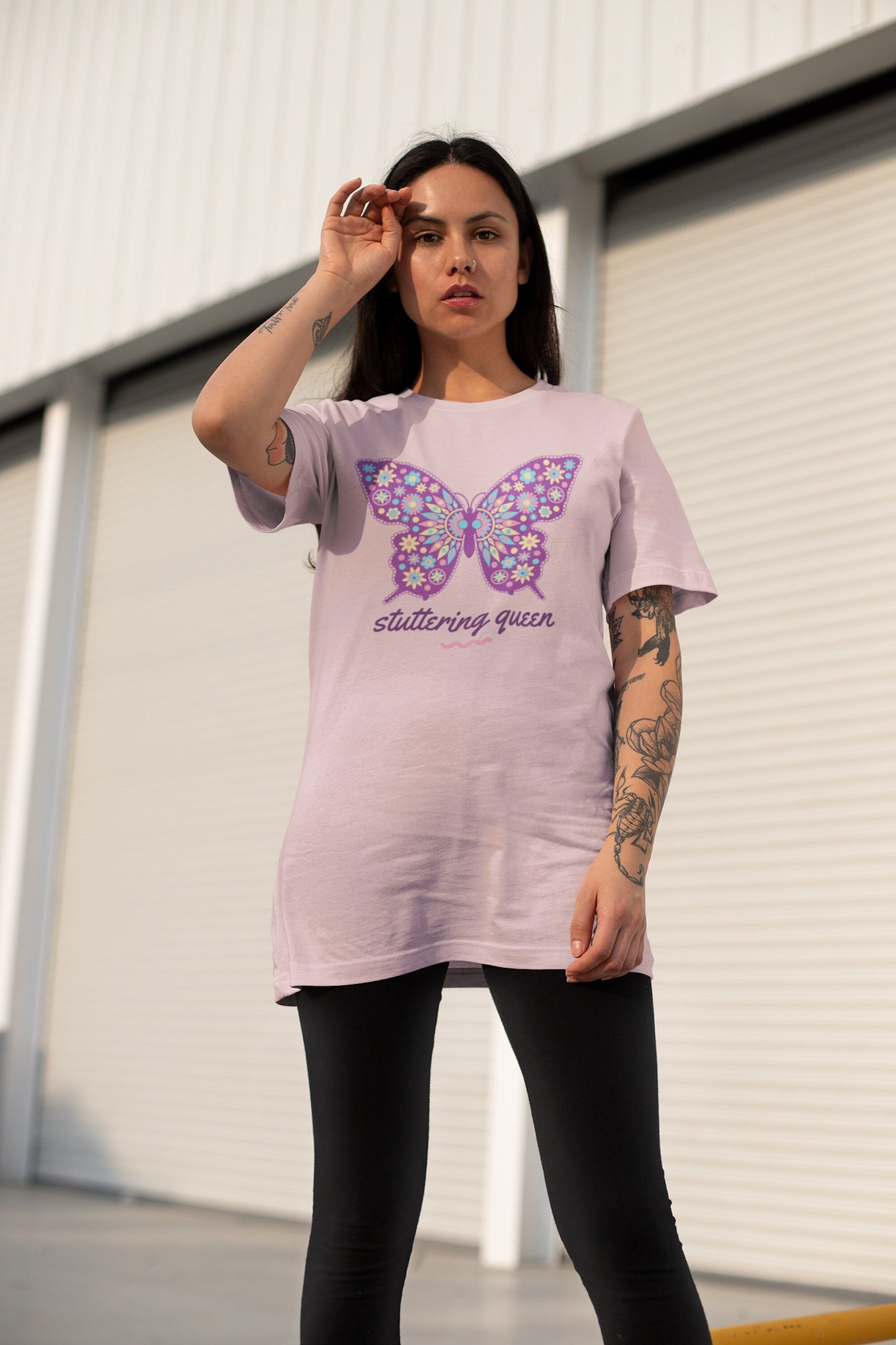 90s Butterfly Stuttering Queen Shirt