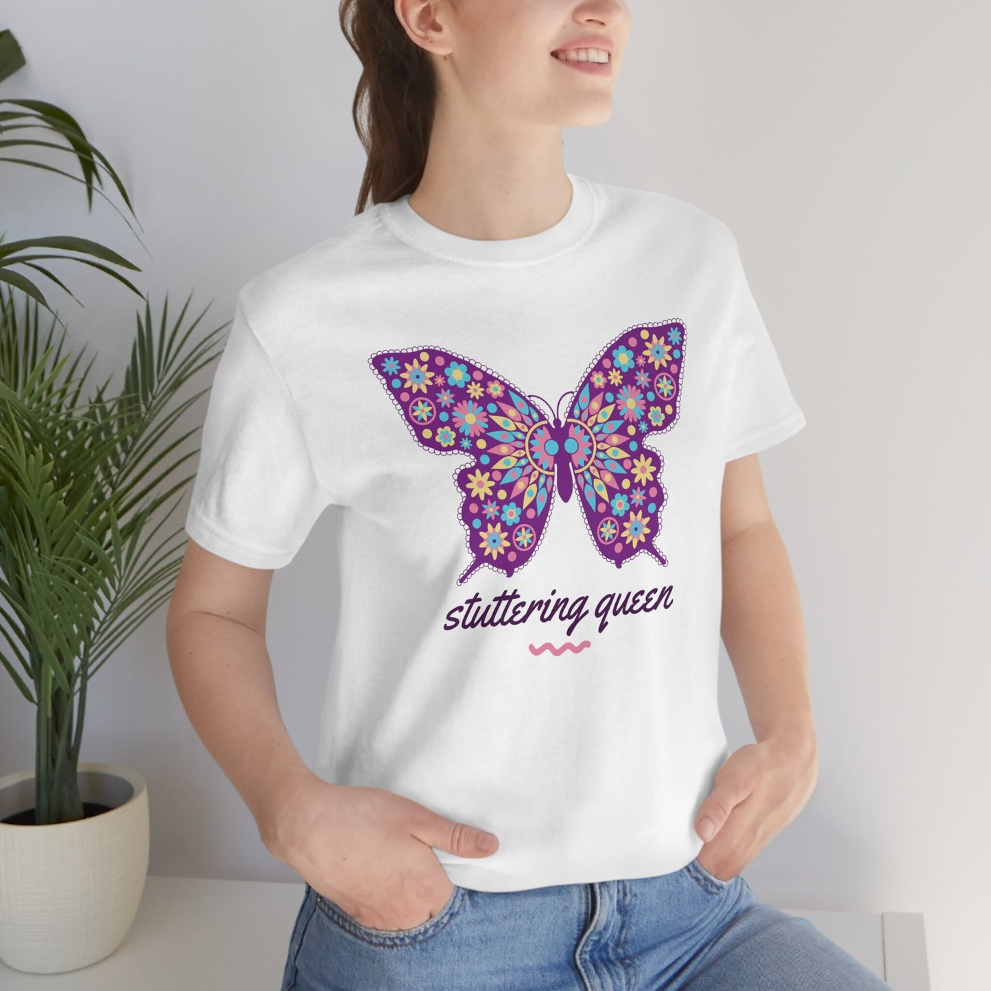 90s Butterfly Stuttering Queen Shirt