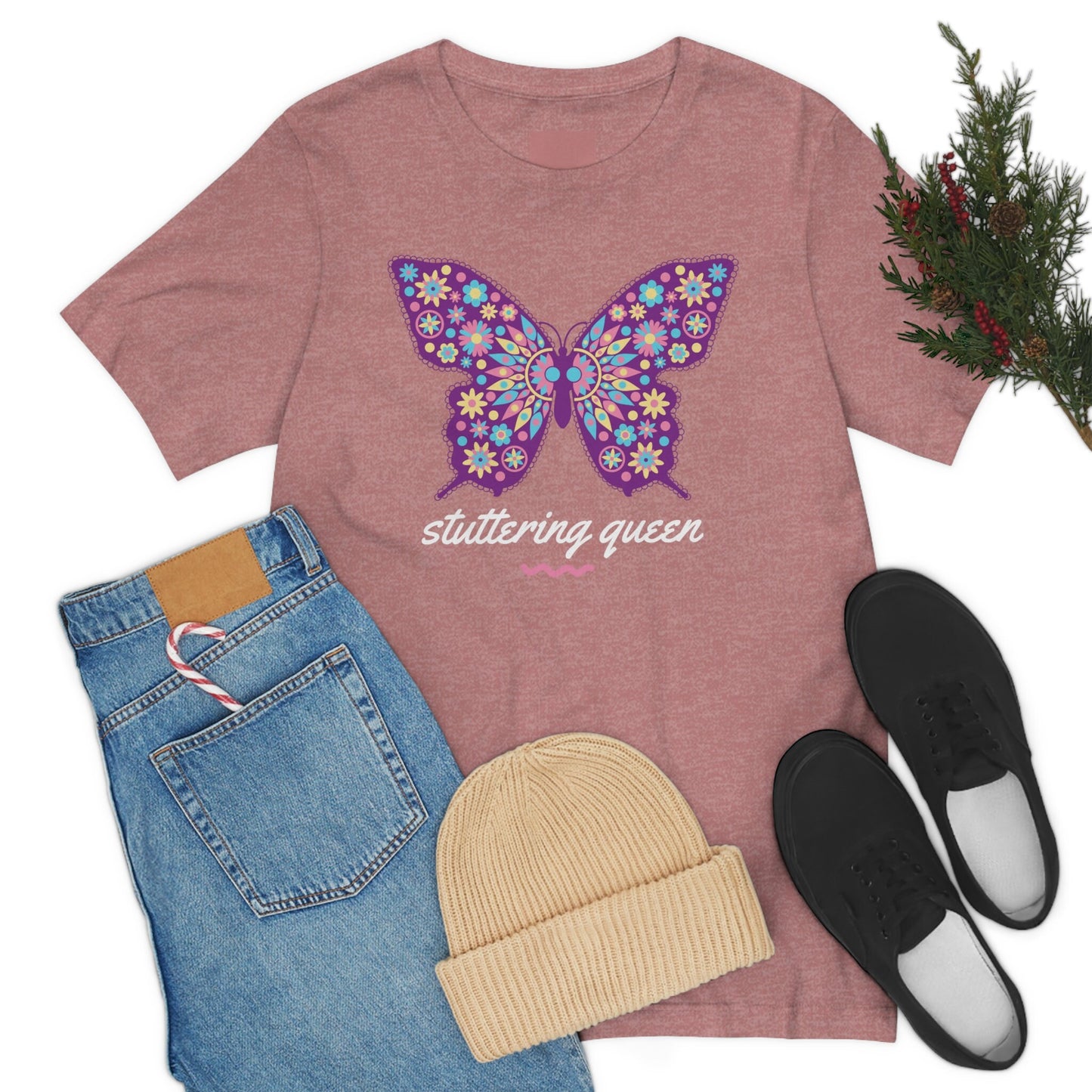 90s Butterfly Stuttering Queen Shirt