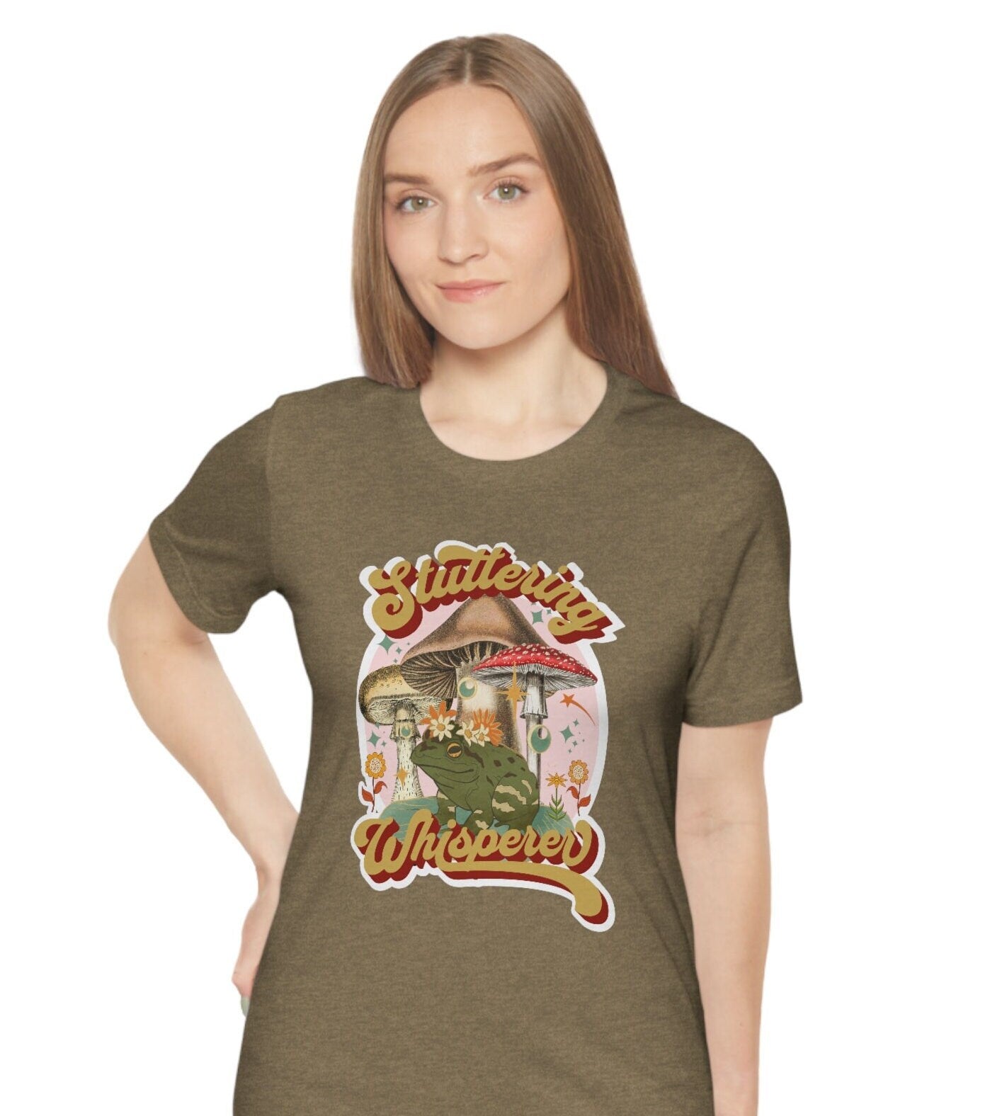 Stuttering Whisperer Mushroom Stutter Shirt