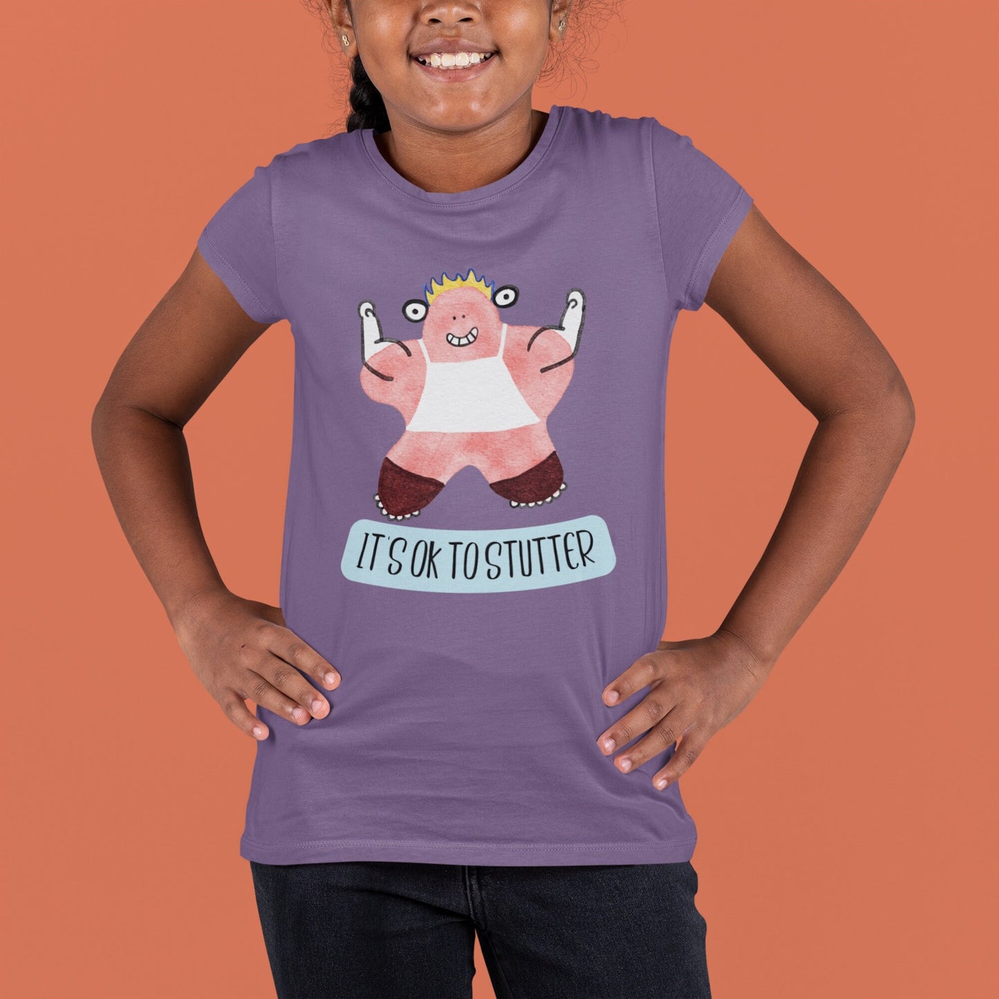 It's OK to Stutter Youth T-shirt