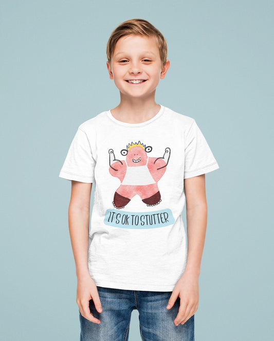 It's OK to Stutter Youth T-shirt