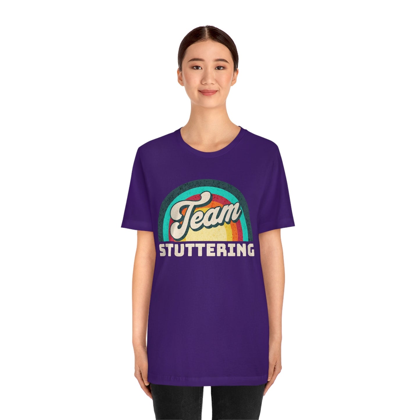 Team Stuttering Rainbow Unisex T-Shirt