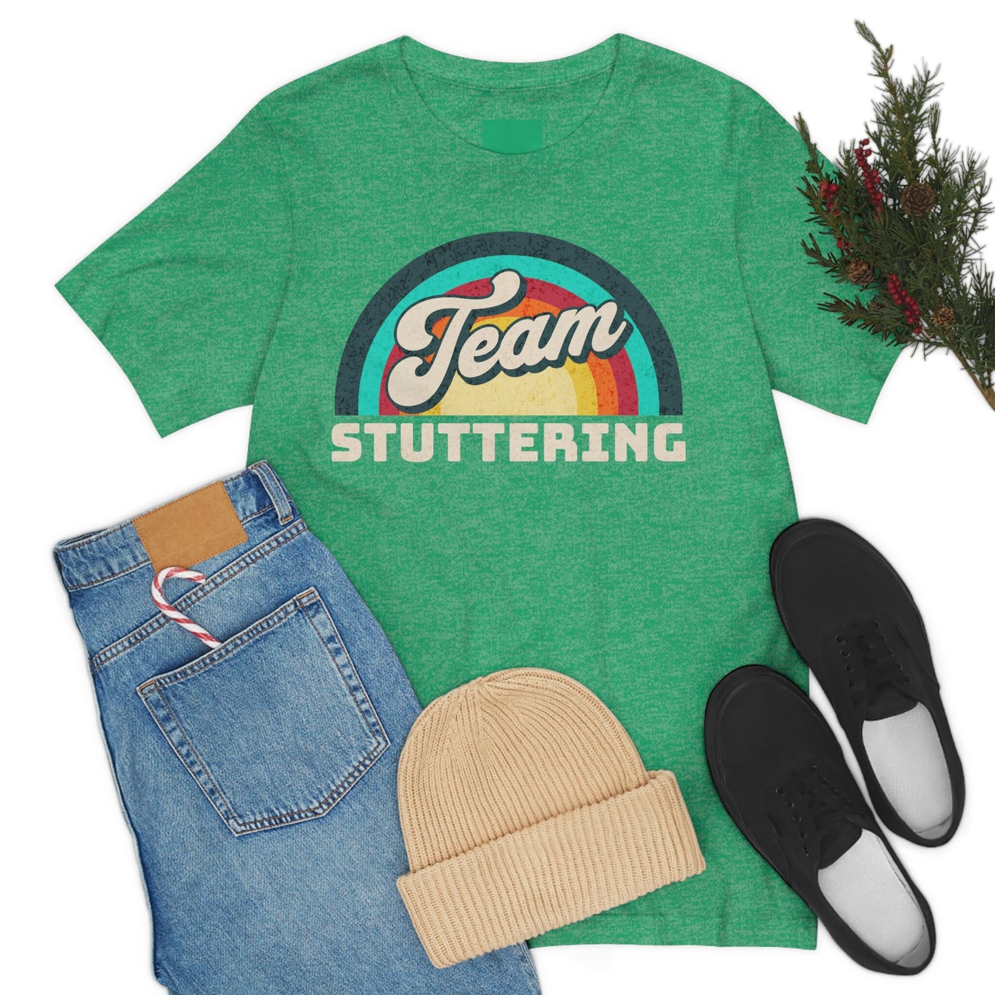 Team Stuttering Rainbow Unisex T-Shirt