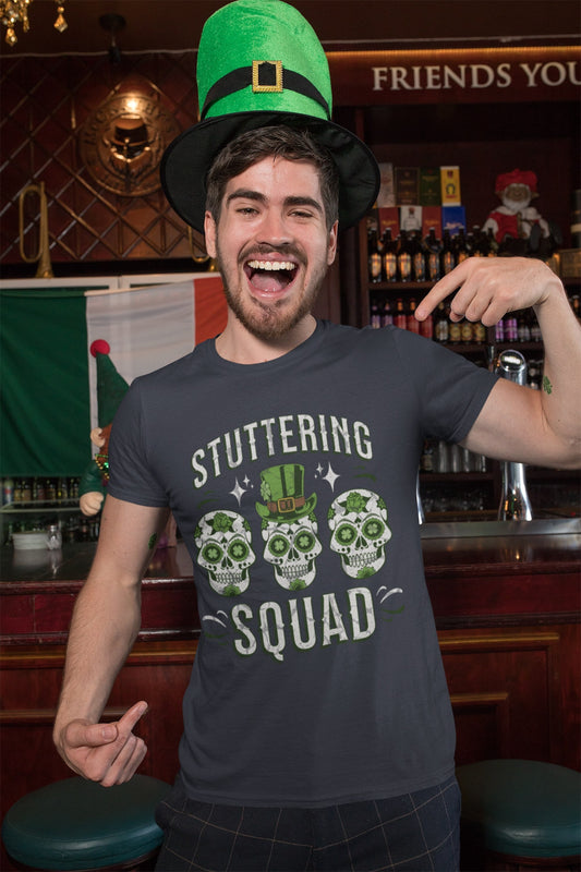 Stuttering Squad St. Patrick's Day Irish Stuttering T-shirt