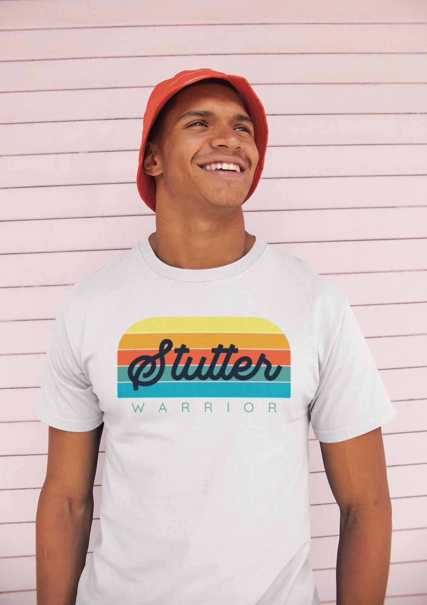 Stutter Warrior Retro Sun Stuttering T-shirt