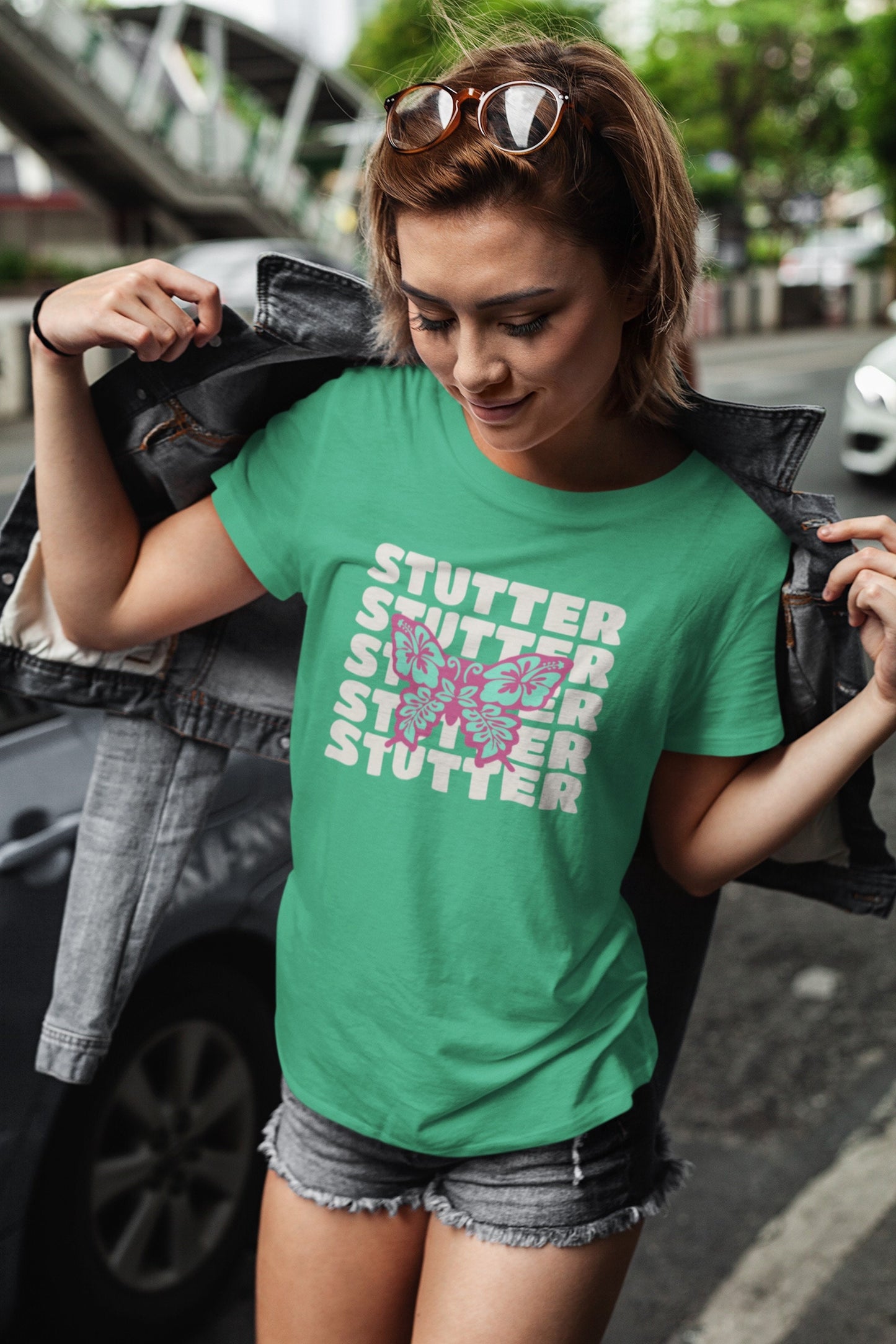 Stutter Butterfly Tropical T-shirt