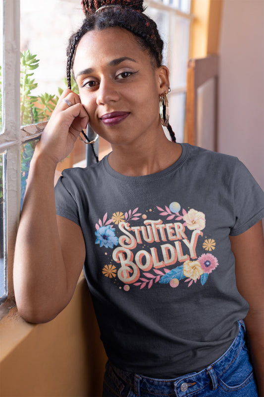 Stutter Boldly Floral Unisex T-Shirt