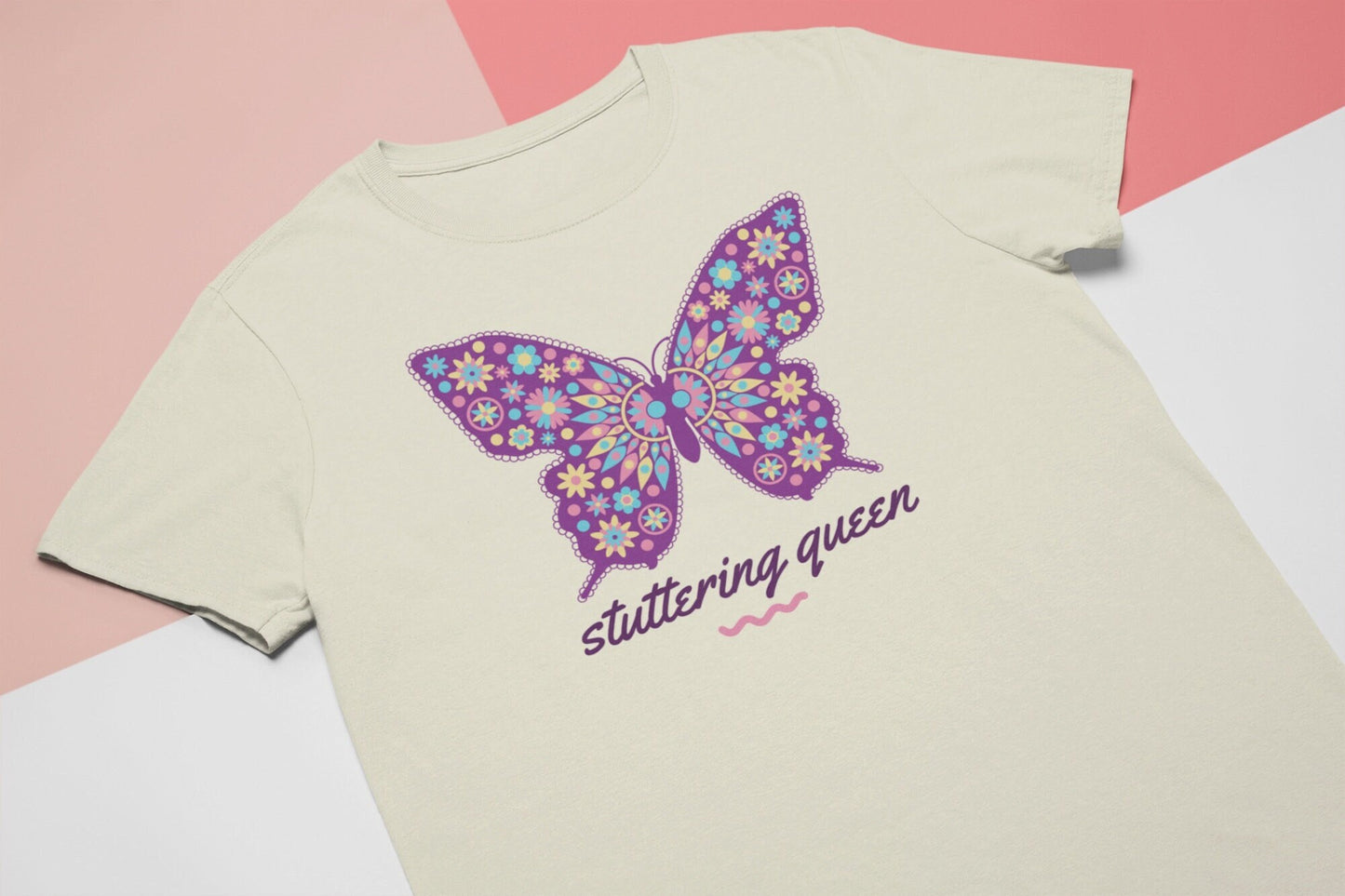 90s Butterfly Stuttering Queen Shirt