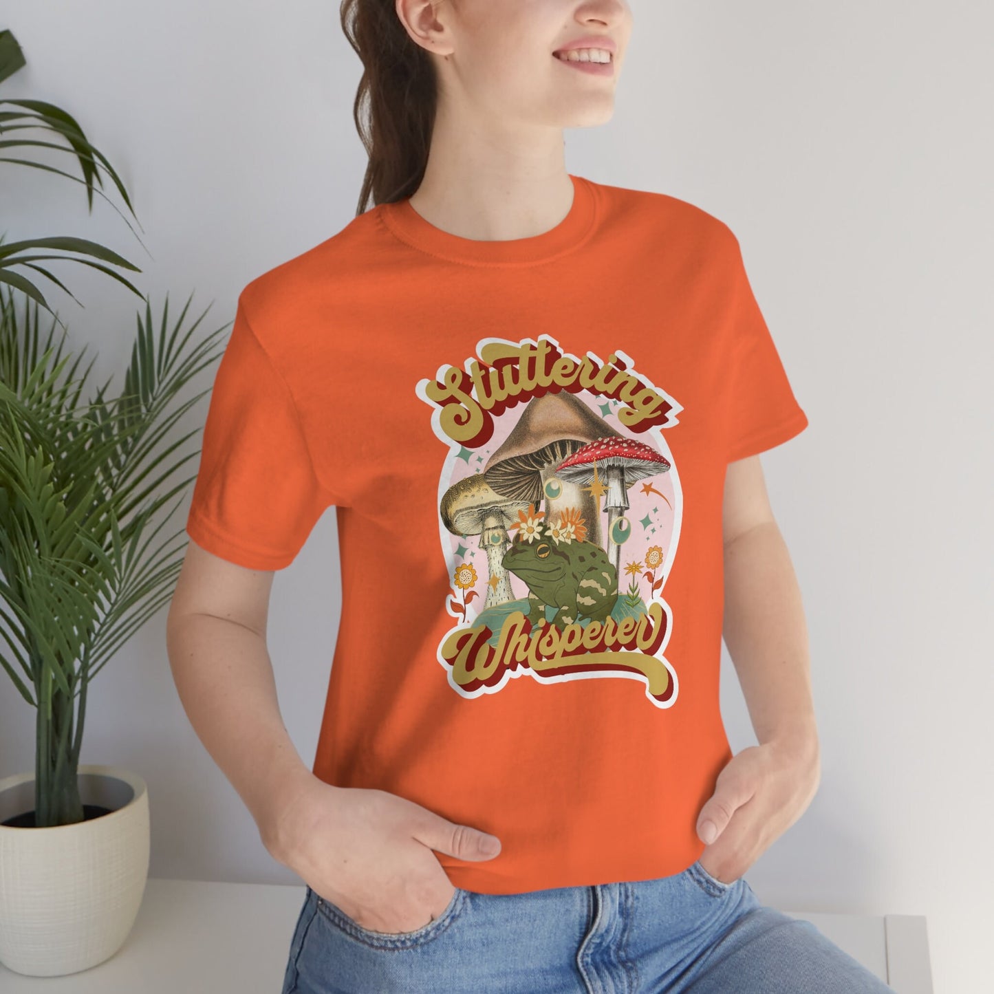 Stuttering Whisperer Mushroom Stutter Shirt