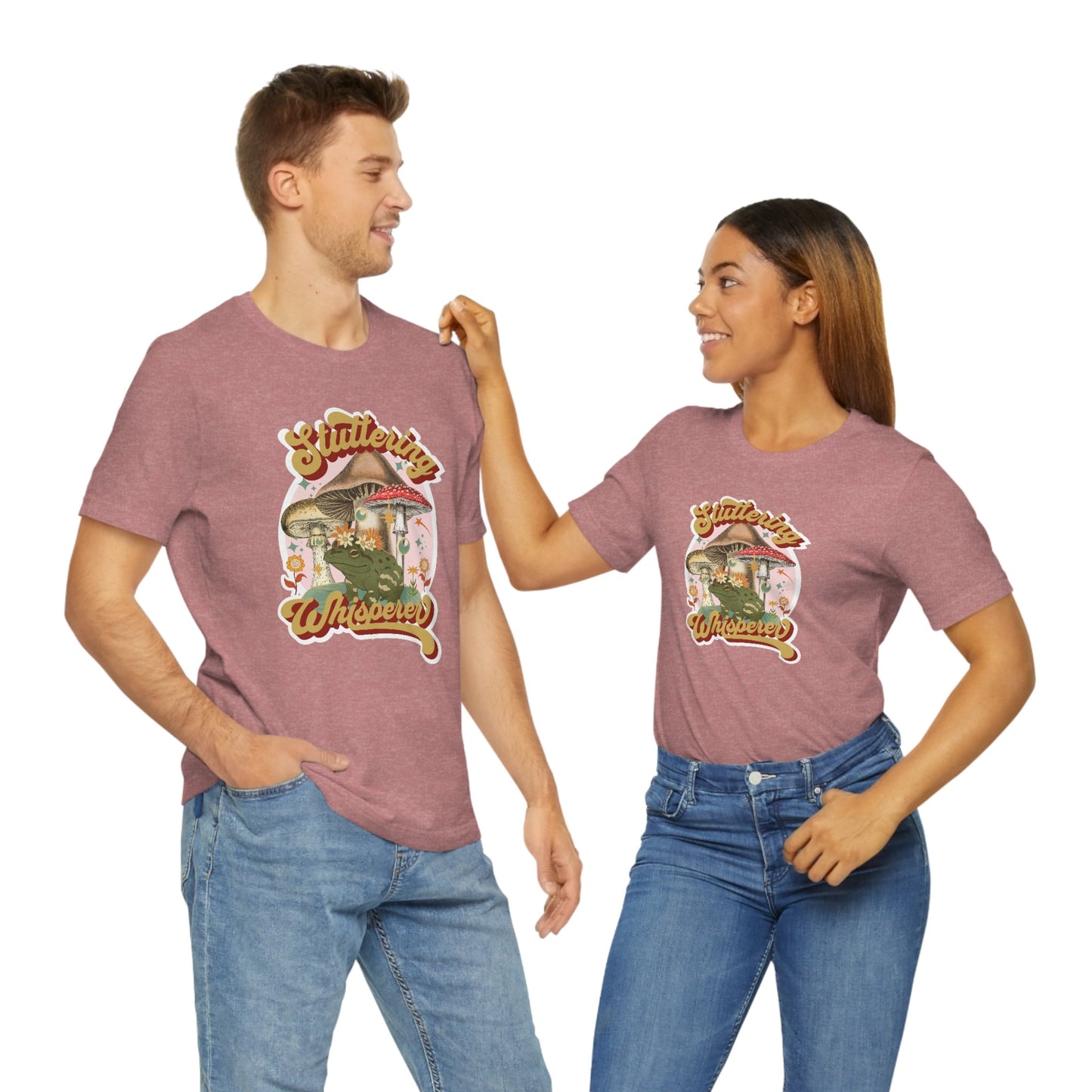 Stuttering Whisperer Mushroom Stutter Shirt