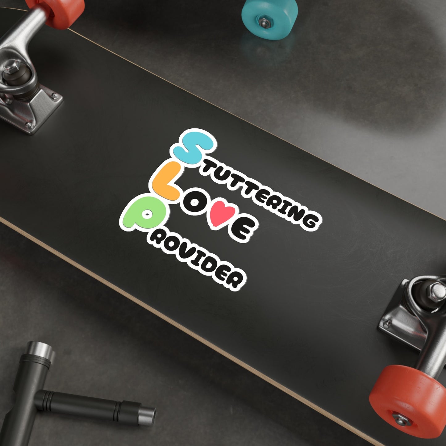 Stuttering Love Provider Die-Cut Vinyl Matte Sticker