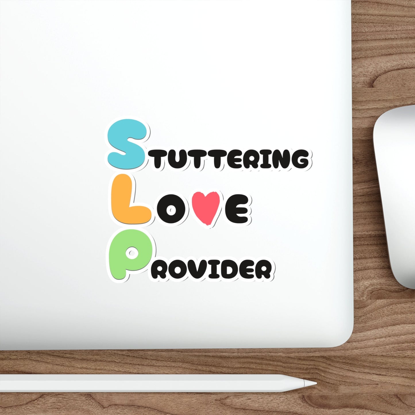 Stuttering Love Provider Die-Cut Vinyl Matte Sticker