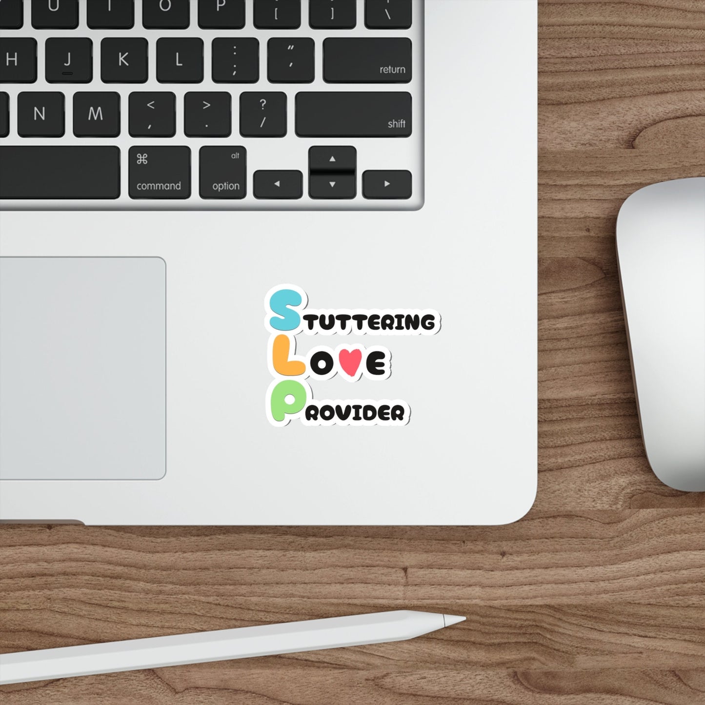 Stuttering Love Provider Die-Cut Vinyl Matte Sticker