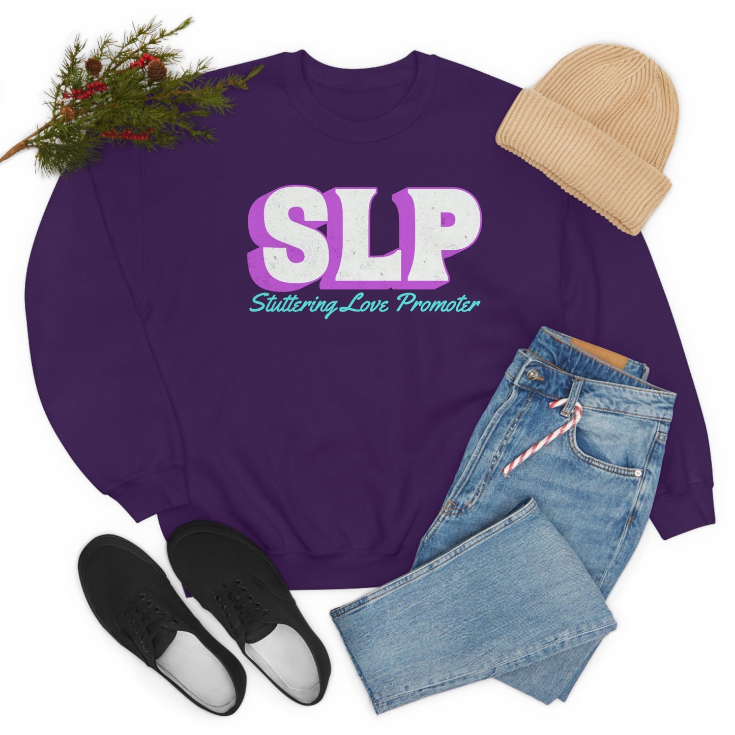 Stuttering Love Provider SLP Sweatshirt