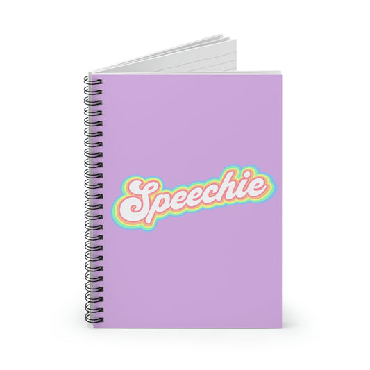 Speechie Pastel Retro Notebook