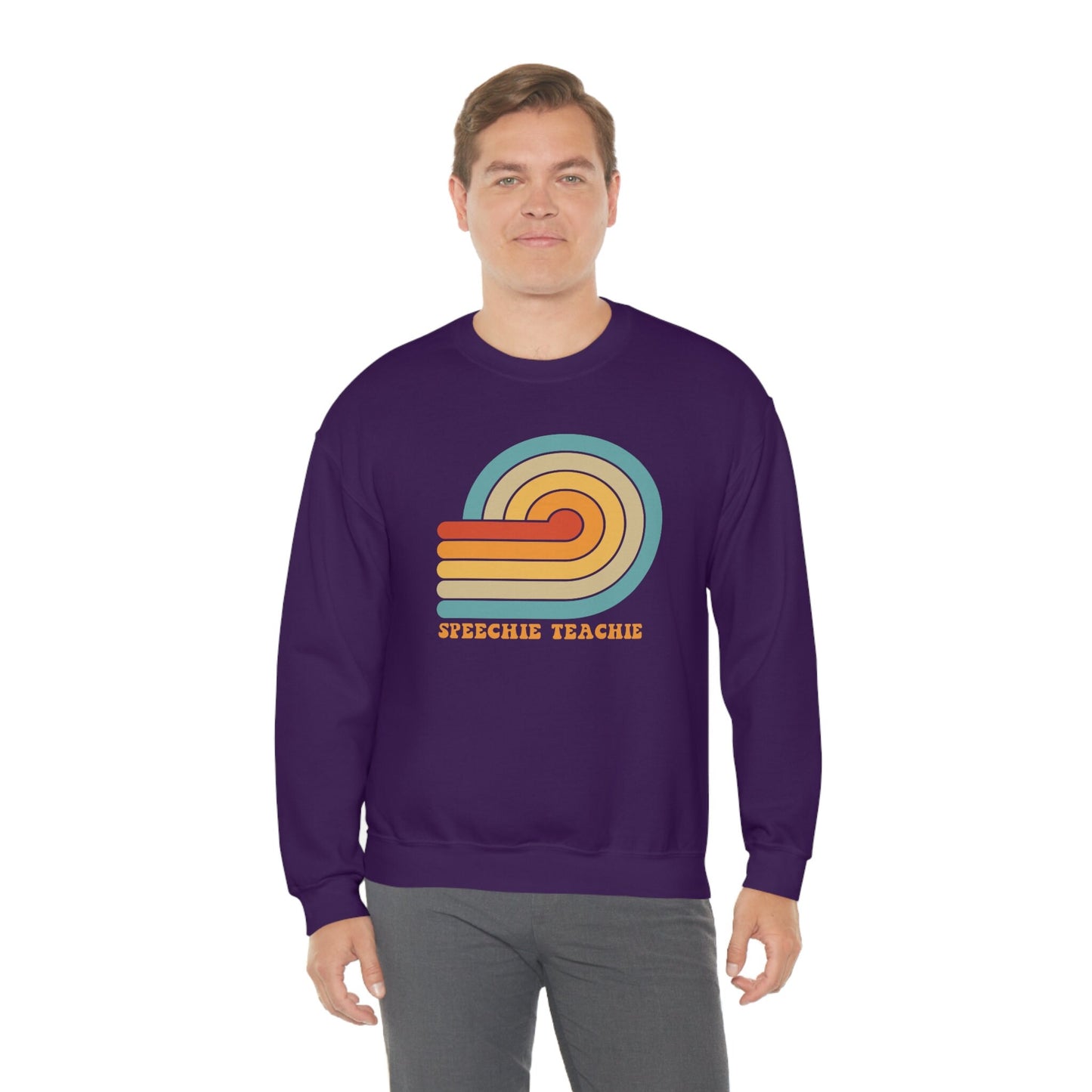 Speechie Teachie Retro Sun SLP Sweatshirt