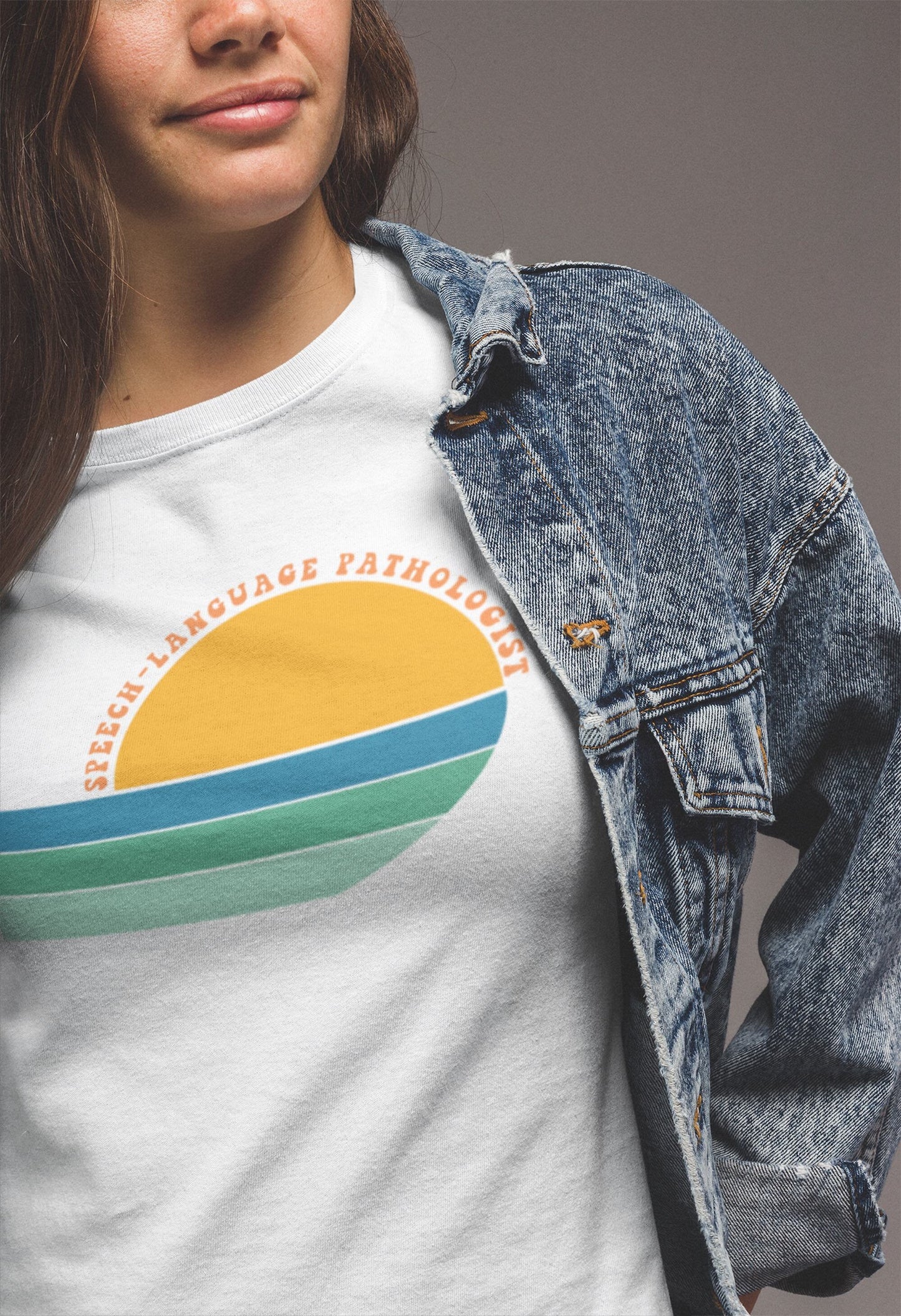 Speech-Language Pathologist Retro Sun T-Shirt