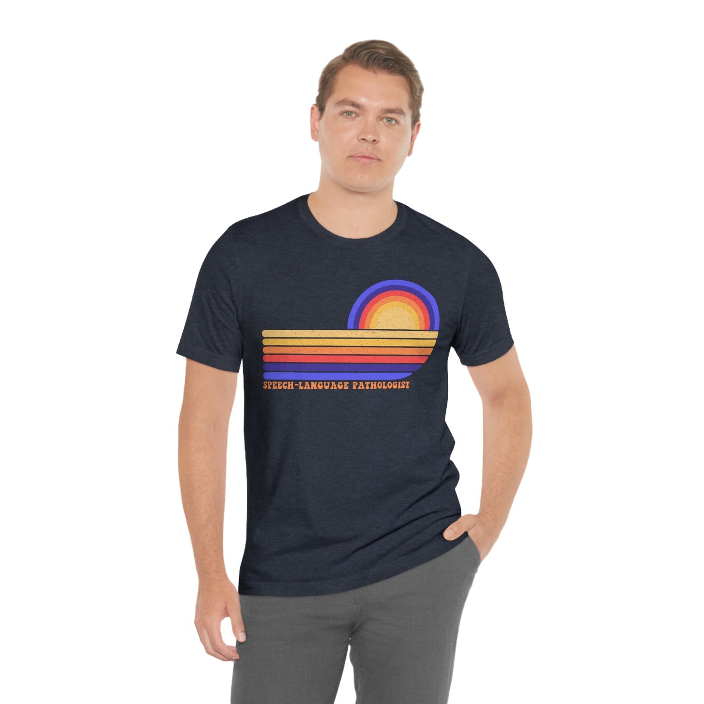 Speech Language Pathologist Retro Sun T-Shirt