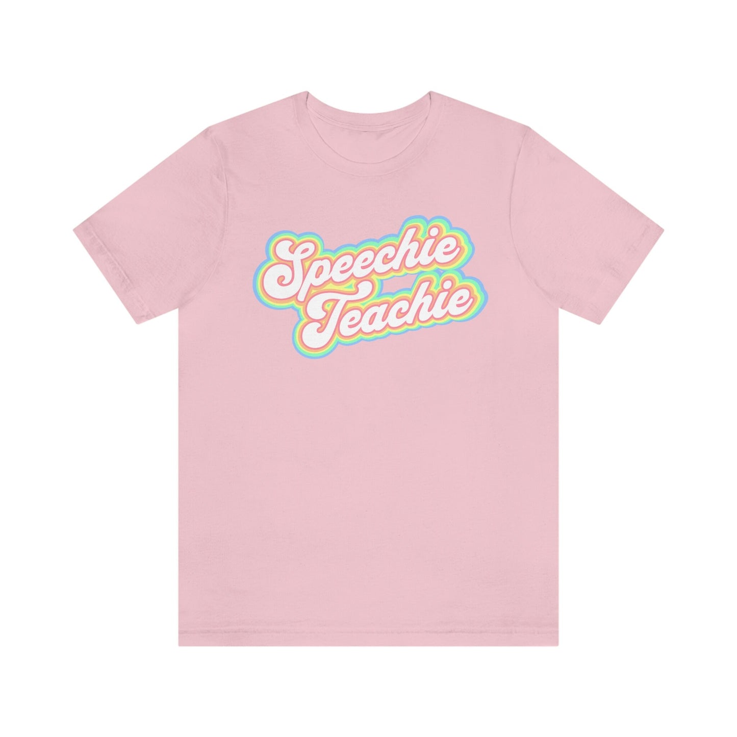 Speechie Teachie Pastel Retro Gift for SLP T-shirt