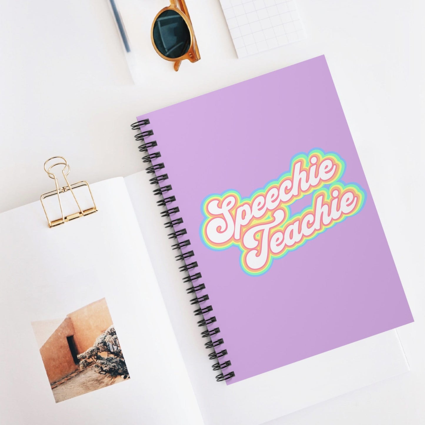 Speechie Teachie Retro Notebook