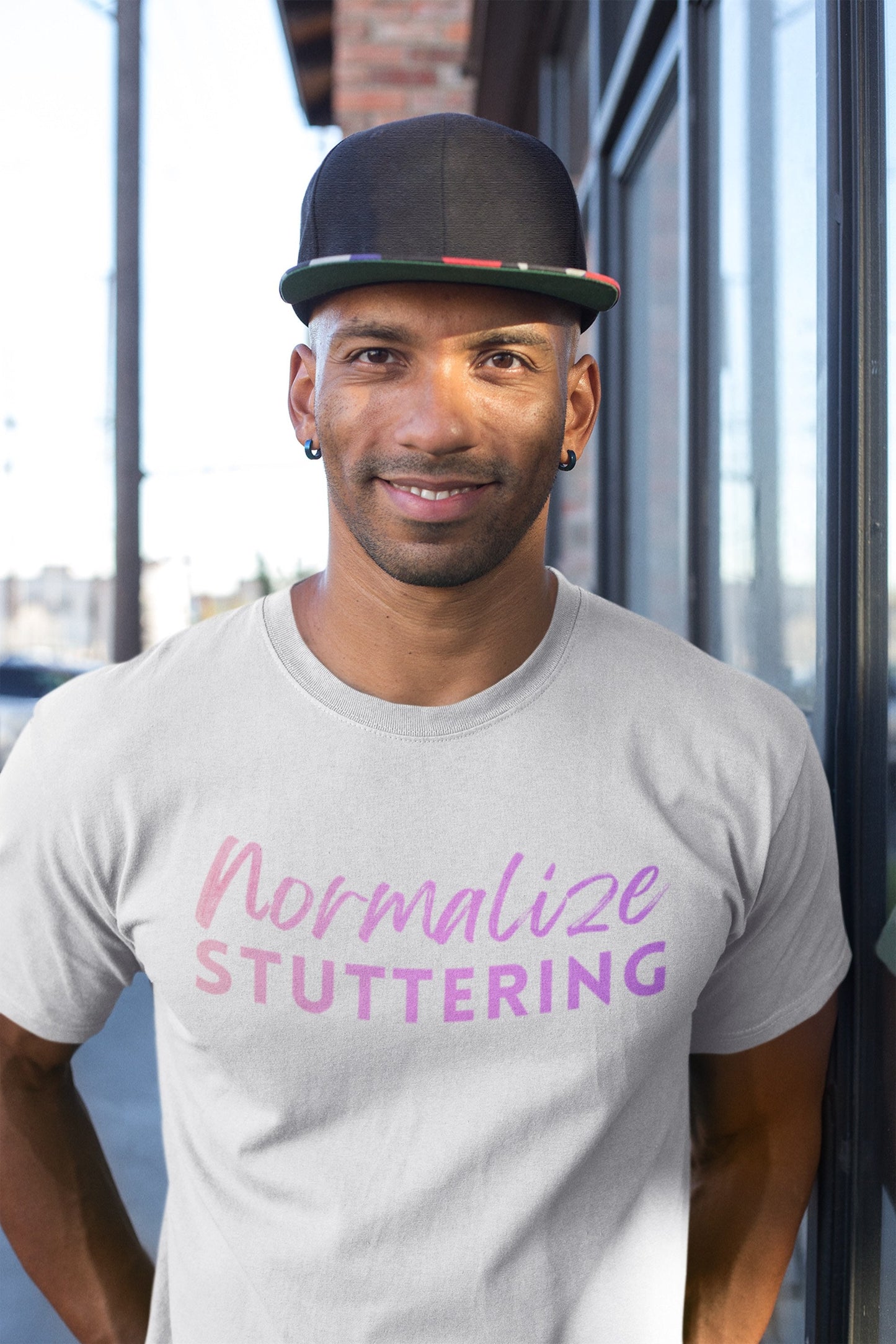 Normalize Stuttering Pastel Gradient Shirt