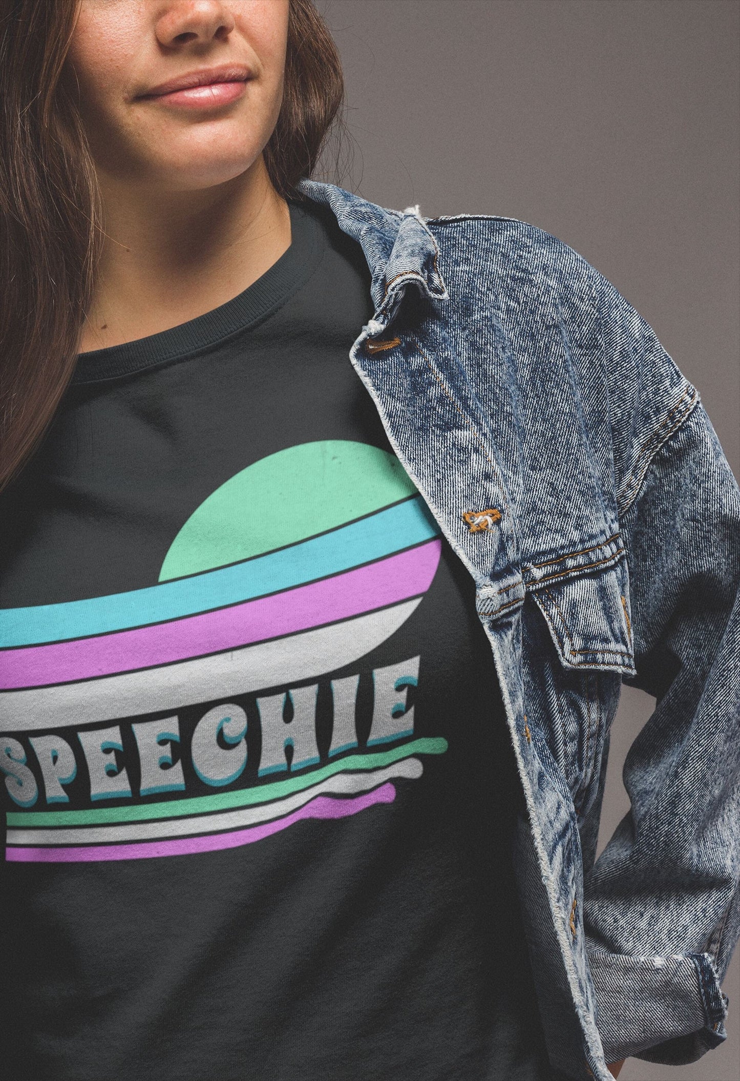 Speechie Pastel Retro Sun Stripe Shirt SLP Gift