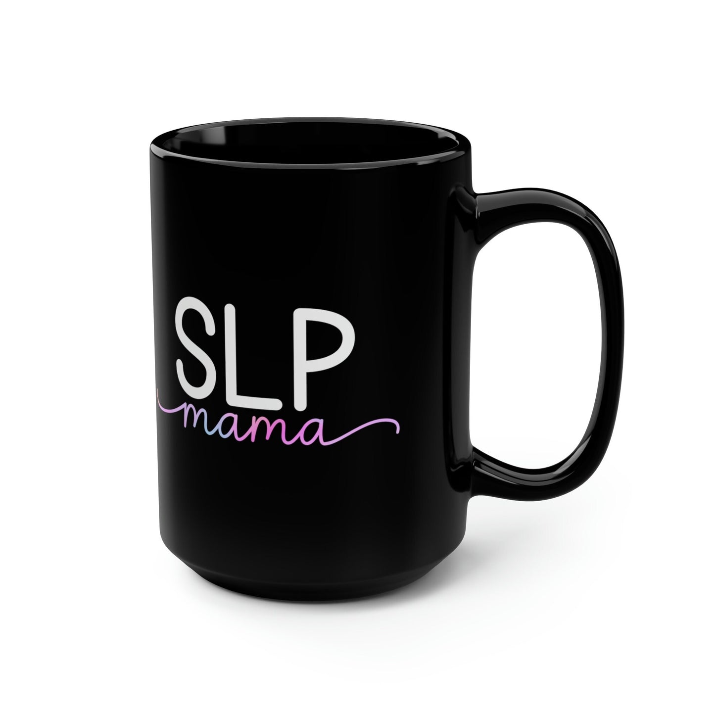 SLP Mama Minimalist Mother's Day Black 15oz Mug