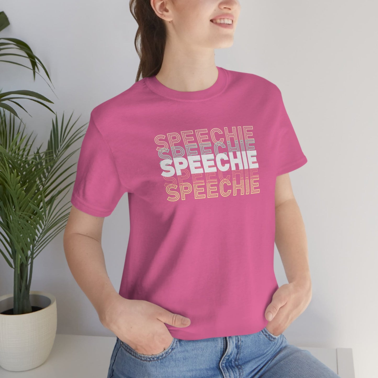 Speechie Retro Unisex T-Shirt Gift for SLP