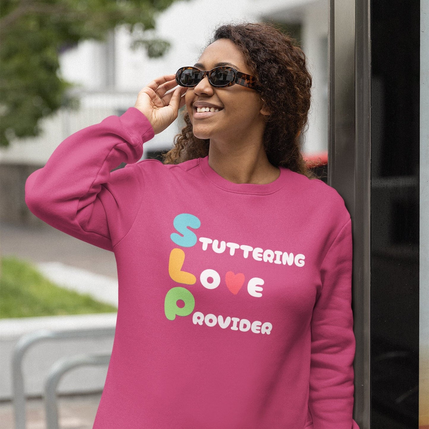 Stuttering Love Provider SLP Sweatshirt