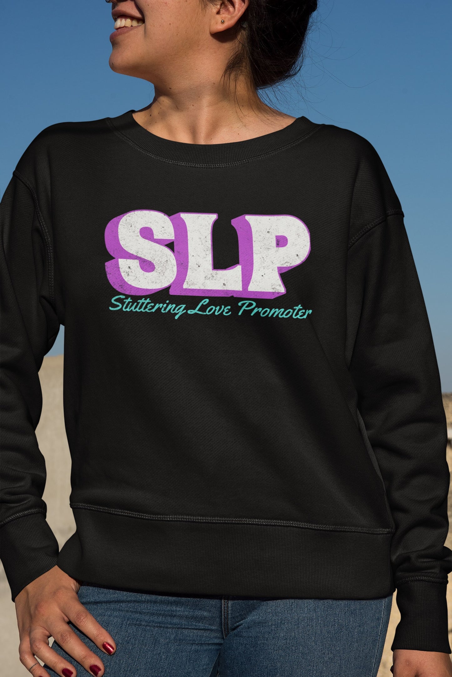 Stuttering Love Provider SLP Sweatshirt