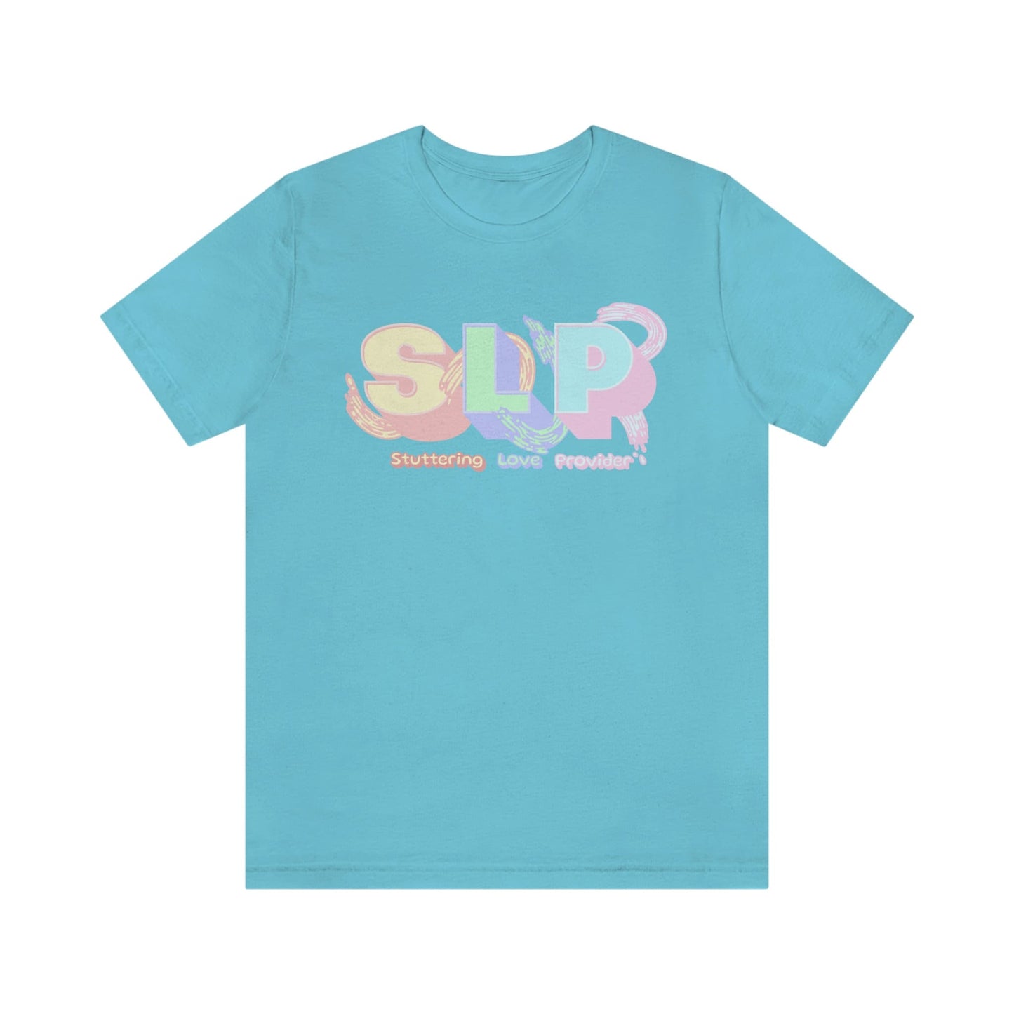 SLP Stuttering Love Provider Pastel T-shirt